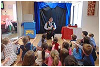 Professor Dan Slater's children's Easter party